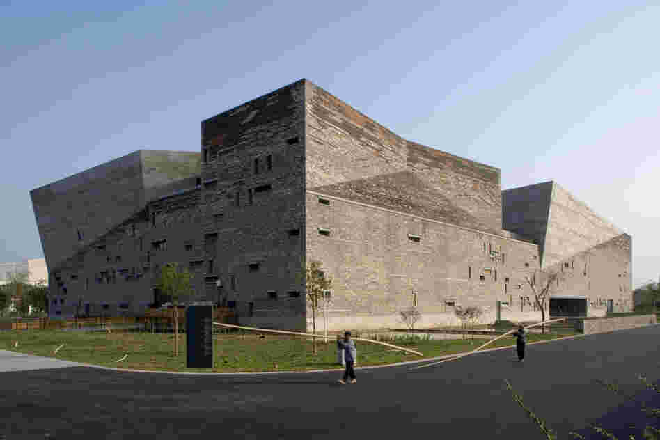 Wang Shu, 49, is the first Chinese architect to receive the Pritzker Prize. "His work represents that standard of excellence which will be so critical to China's future," says Thomas J. Pritzker. Above, Wang's Ningbo History Museum, 2003-2008, Ningbo, China. 
