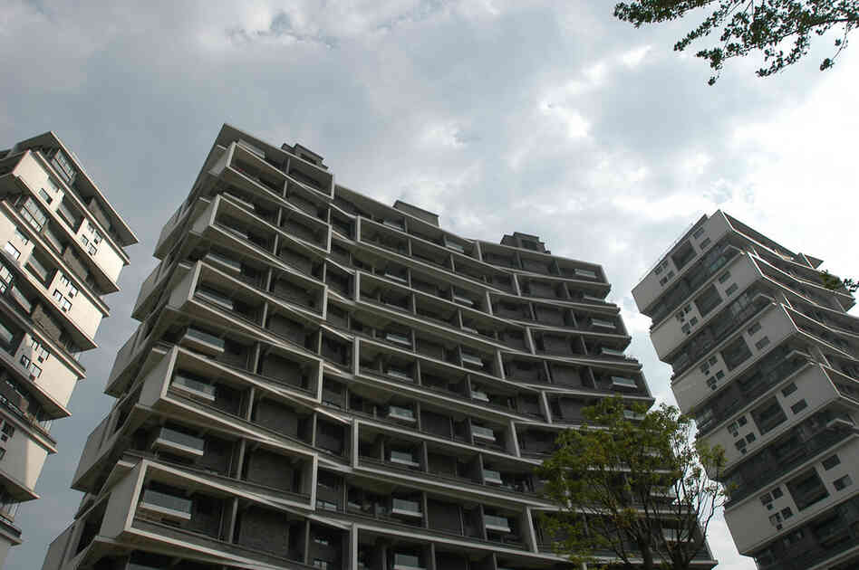Vertical Courtyard Apartments, 2002-2007, Hangzhou, China. 