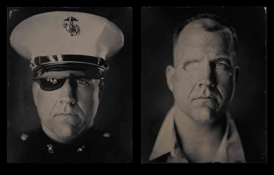 Edward, gunnery sergeant, U.S. Marine Corps (dates of service: 1996-2011): "I wanted to be a Marine forever, but after losing my eye and parts of my skull, I wasn't able to anymore. I refused to accept this as a negative thing and instead I made a conscious effort to find a new path that I was even more excited about."
