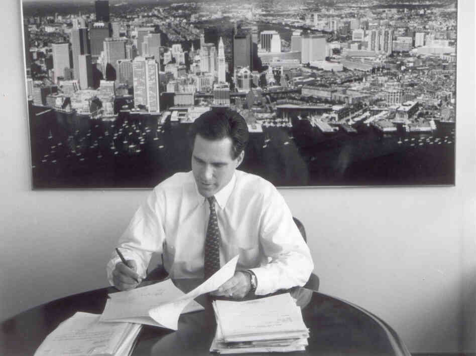 Mitt Romney, back in his Bain Capital days. Mitt Romney, back in his Bain Capital days.