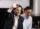 Mitt Romney campaigns with Puerto Rican Gov. Luis Fortuno at Lanco Paint Co. in Orlando, Fla., last month. The Puerto Rico's March 18 primary could be a significant source of delegates for the GOP candidates. Mitt Romney campaigns with Puerto Rican Gov. Luis Fortuno at Lanco Paint Co. in Orlando, Fla., last month. The Puerto Rico's March 18 primary could be a significant source of delegates for the GOP candidates.
