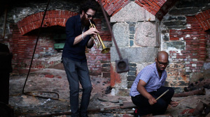 Avishai Cohen and Eric Harland perform at Fort Adams in Newport, RI.