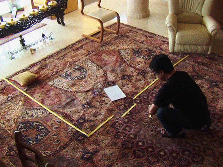 Panahi uses the space available to him in his home to map out scenes from the film he would make, were he allowed. Panahi uses the space available to him in his home to map out scenes from the film he would make, were he allowed.
