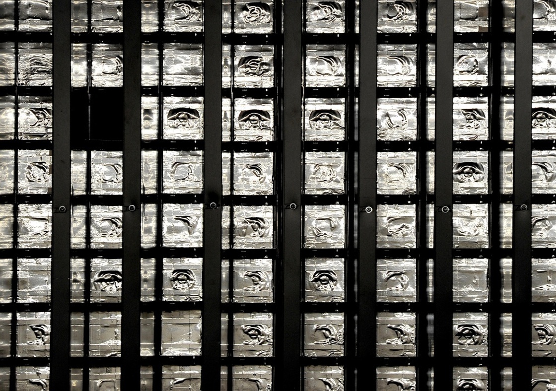 A view of bricks used by the Oscillation Project with Emulsion-Racking Apparatus (OPERA) at the Gran Sasso National Laboratory (LNGS) in Italy.