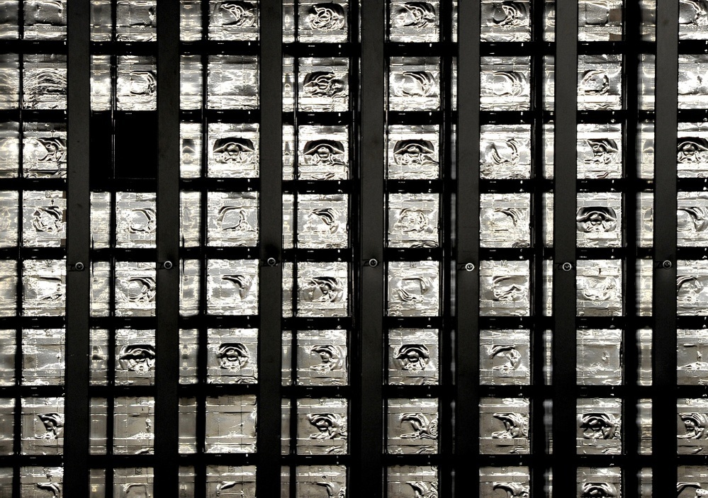 A view of bricks used by the Oscillation Project with Emulsion-Racking Apparatus (OPERA) at the Gran Sasso National Laboratory (LNGS) in Italy.