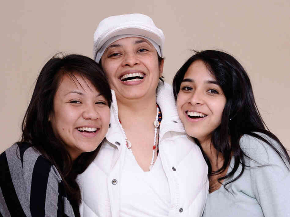 (From left) Pineda, writer-director Aurora Guerrero and Troncoso pose for a portrait during the 2012 Sundance Film Festival. (From left) Pineda, writer-director Aurora Guerrero and Troncoso pose for a portrait during the 2012 Sundance Film Festival.