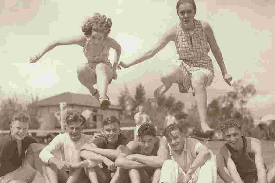On a playground, circa 1930s 