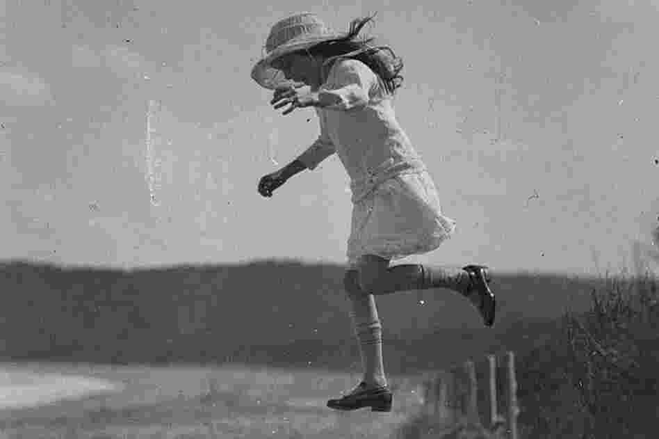 On the beach, circa 1930s 
