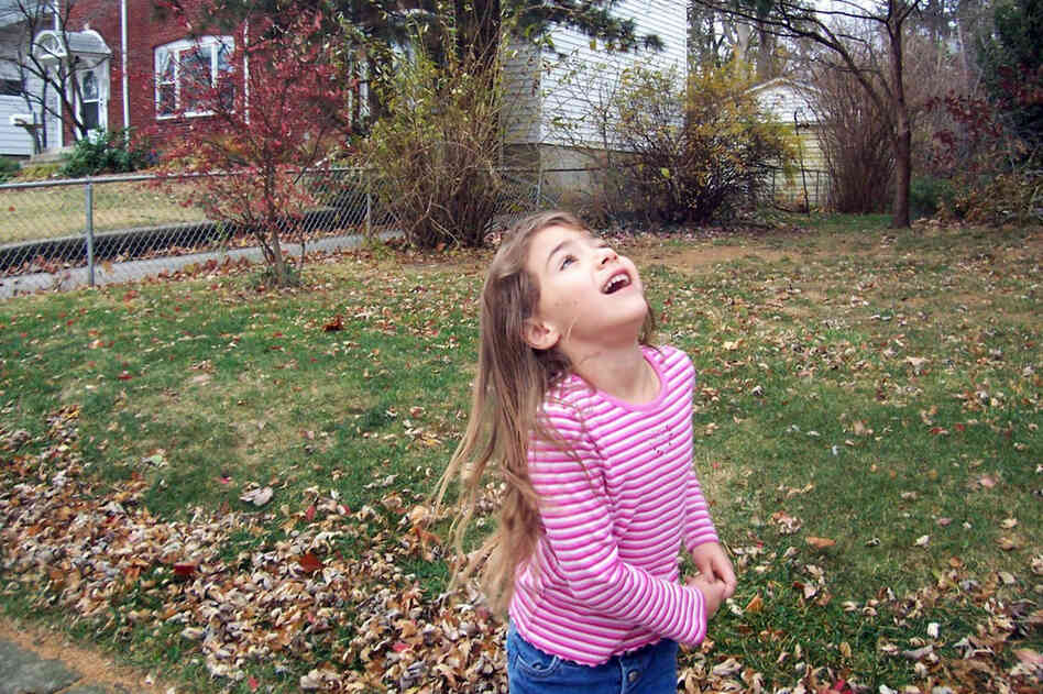 Daisy Williams, 6: This is my 7-year-old sister, Lily. We love walking in our neighborhood.