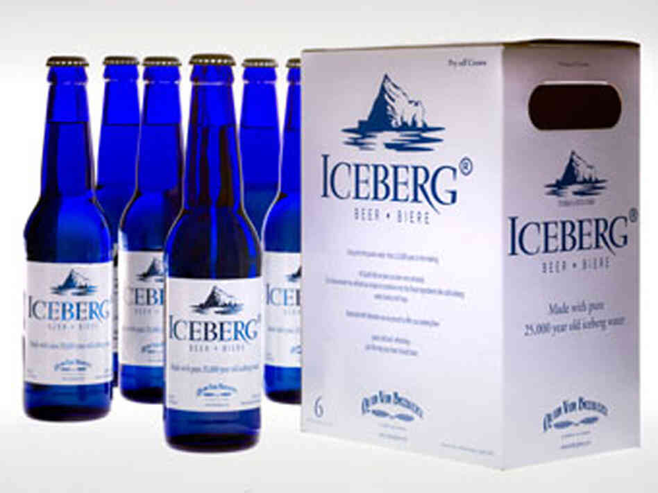 Quidi Vidi's lager is brewed with 25,000-year-old water harvested from Newfoundland's icebergs.