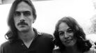 James Taylor and Carole King, who played piano on 'Fire And Rain'. James Taylor and Carole King, who played piano on 'Fire And Rain'.