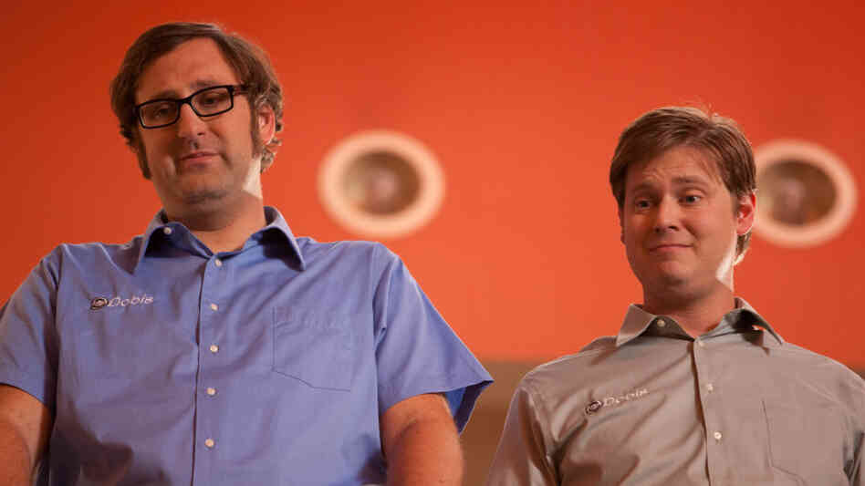 Eric Wareheim (left) and Tim Heidecker apply their boundary-pushing style of sketch comedy to the long-form narrative when they play fictionalized versions of themselves who must find a way to raise a billion dollars in Tim & Eric's Billion Dollar Movie. Eric Wareheim (left) and Tim Heidecker apply their boundary-pushing style of sketch comedy to the long-form narrative when they play fictionalized versions of themselves who must find a way to raise a billion dollars in Tim & Eric's Billion Dollar Movie.