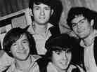 Promotional portrait of the popular music and television group the Monkees, dressed in matching shirts and vests, 1967. From left, Peter Tork, Michael Nesmith (back), Davy Jones (fore), and Mickey Dolenz. (Photo by NBC Television/Courtesy of Getty Images) Promotional portrait of the popular music and television group the Monkees, dressed in matching shirts and vests, 1967. From left, Peter Tork, Michael Nesmith (back), Davy Jones (fore), and Mickey Dolenz. (Photo by NBC Television/Courtesy of Getty Images)