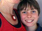 Jennifer Coursey with her son, 12-year-old Grant Coursey, at StoryCorps in Ukiah, Calif. Jennifer Coursey with her son, 12-year-old Grant Coursey, at StoryCorps in Ukiah, Calif.