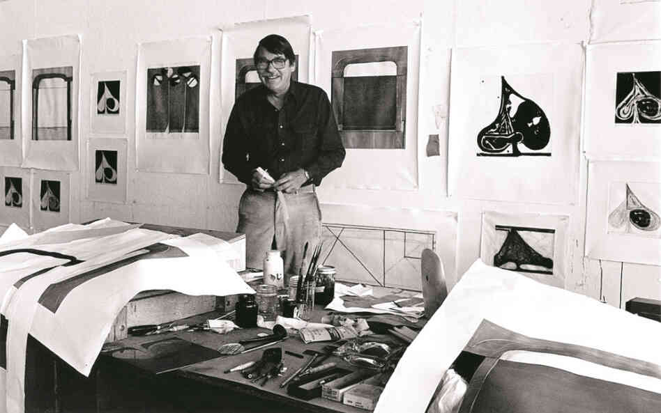 Over the course of more than 20 years, Richard Diebenkorn created 145 paintings for his Ocean Park series. Nearly 80 of those works created between 1967 and 1988 are on display at the Orange County Museum of Art in Southern California. Diebenkorn, pictured above in 1982, died in 1993. Over the course of more than 20 years, Richard Diebenkorn created 145 paintings for his Ocean Park series. Nearly 80 of those works created between 1967 and 1988 are on display at the Orange County Museum of Art in Southern California. Diebenkorn, pictured above in 1982, died in 1993.