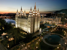 The money Mormons tithe goes to The Church of Jesus Christ of Latter-day Saints headquarters in Salt Lake City, Utah, and then is distributed to congregations around the world. The money Mormons tithe goes to The Church of Jesus Christ of Latter-day Saints headquarters in Salt Lake City, Utah, and then is distributed to congregations around the world.