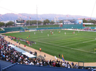 The L.A. Galaxy plays against Real Salt Lake at Kino Stadium in Tuscon, Ariz. The L.A. Galaxy plays against Real Salt Lake at Kino Stadium in Tuscon, Ariz.