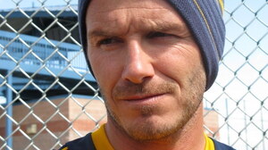 The Galaxy's David Beckham says he's glad to give up a grueling travel schedule for a few weeks in Tucson.