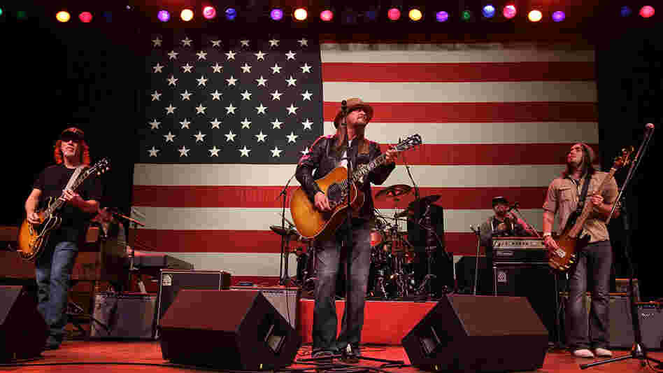 Detroit native Kid Rock (photographed here in Royal Oak, Mich. at a Mitt Romney campaign rally) will  for perform a benefit concert for the struggling Detroit Symphony. 