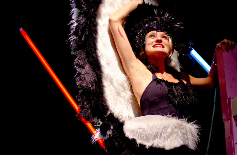 Heather Christian performs in the musical Mission Drift, an exploration of American capitalism explained through history and the growth of Las Vegas. 
