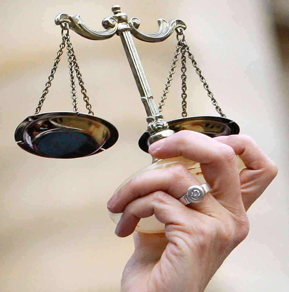 The scales of justice tipped toward the plaintiff in this case. 