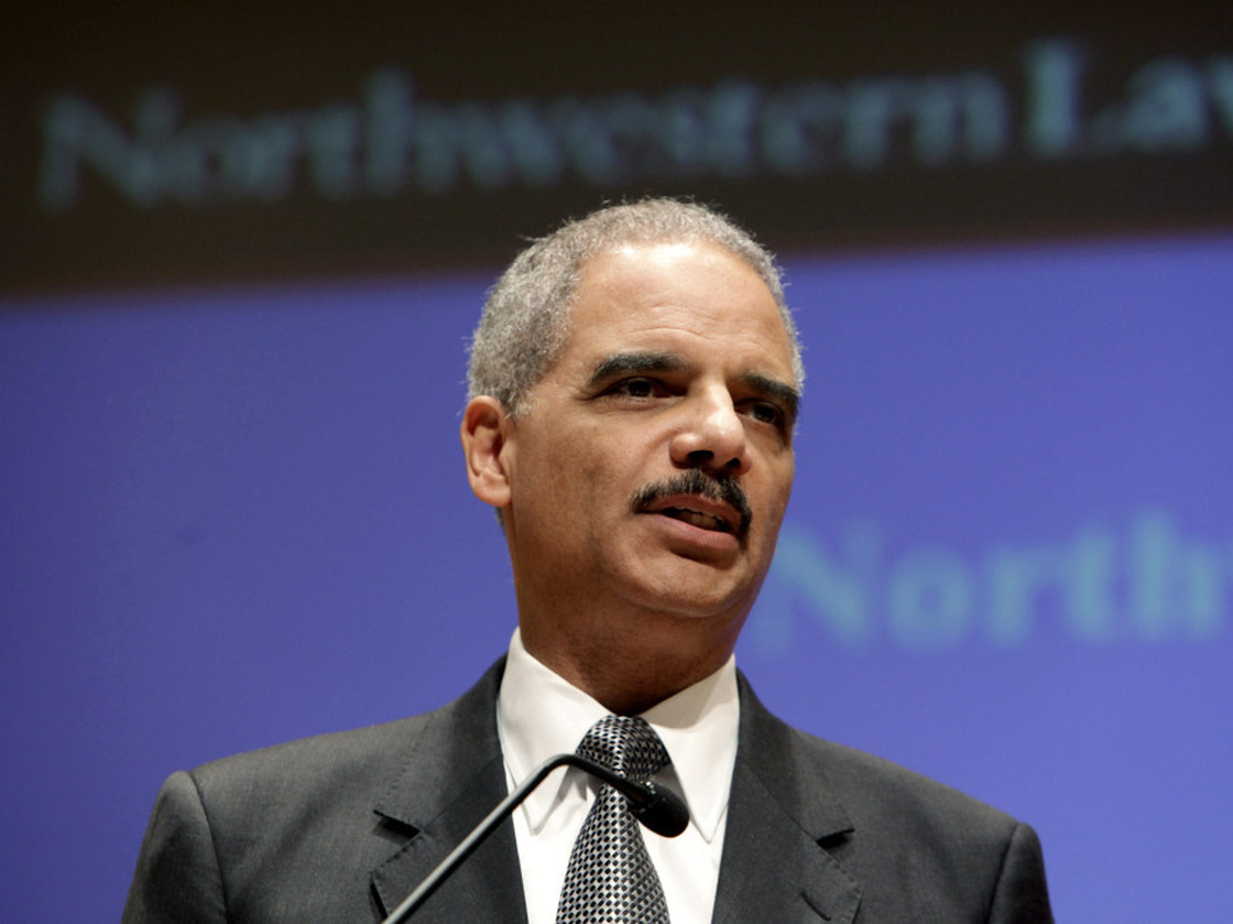 Attorney General Eric Holder discusses the controversial U.S. drone program during a speech at Northwestern Law School in Chicago on Monday.