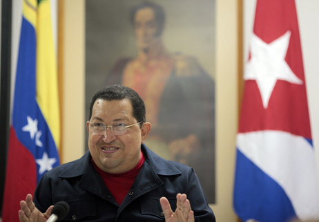 Venezuelan President Hugo Chavez speaking during a TV program in Havana on March 4. Venezuelan President Hugo Chavez speaking during a TV program in Havana on March 4.