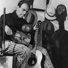 An undated picture taken in Paris of composer and conductor Heitor Villa Lobos.