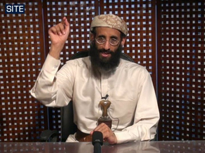 In this image taken from video and released by SITE Intelligence Group, U.S.-born cleric Anwar al-Awlaki speaks in a video message posted on radical websites in November 2010. Awlaki was killed in a U.S. drone strike in 2011. In this image taken from video and released by SITE Intelligence Group, U.S.-born cleric Anwar al-Awlaki speaks in a video message posted on radical websites in November 2010. Awlaki was killed in a U.S. drone strike in 2011.