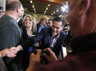 Mitt Romney greets supporters in Youngstown, Ohio, Monday, March 5, 2012. Mitt Romney greets supporters in Youngstown, Ohio, Monday, March 5, 2012.