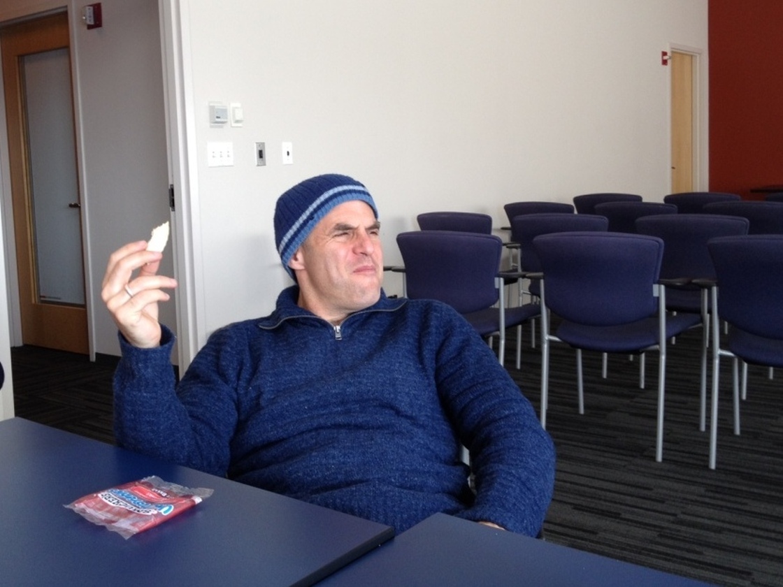 Peter Sagal: Uncrustable.