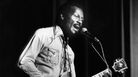 Chuck Berry performing at the Birmingham Odeon in England. Chuck Berry performing at the Birmingham Odeon in England.