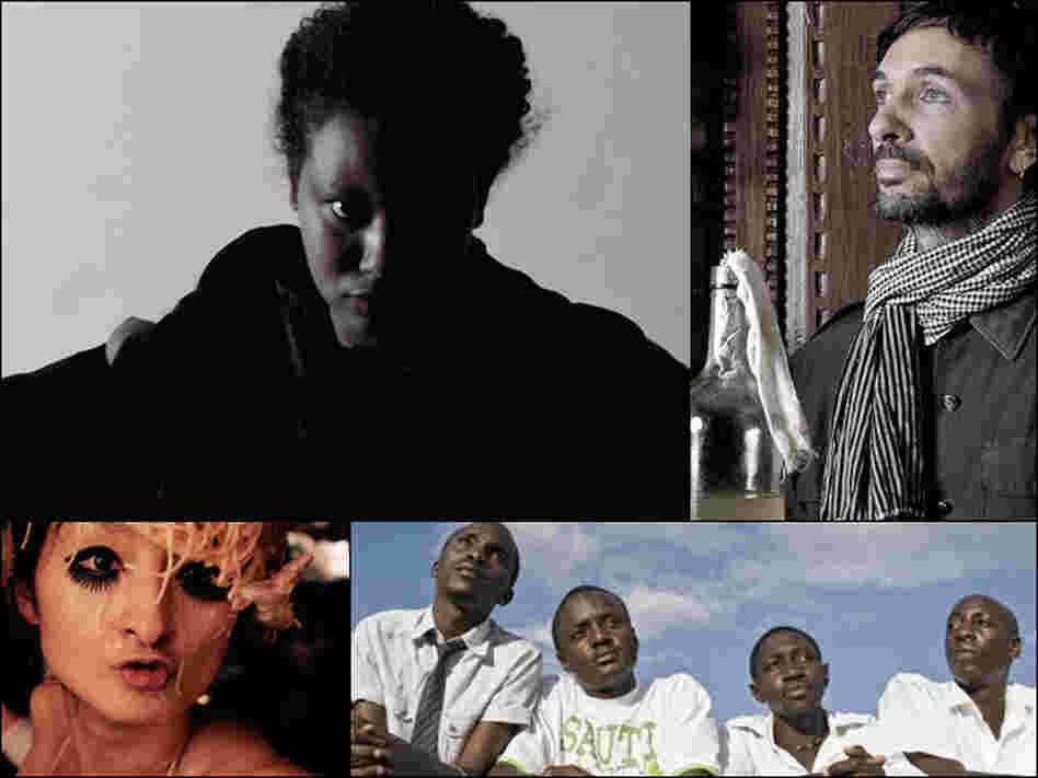 Mirel Wagner (clockwise from upper left), Filastine, Sauti Sol and Trippple Nippples. Mirel Wagner (clockwise from upper left), Filastine, Sauti Sol and Trippple Nippples.