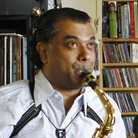 Rudresh Mahanthappa performs a Tiny Desk Concert with his band at the NPR Music offices on Feb. 1, 2012. Rudresh Mahanthappa performs a Tiny Desk Concert with his band at the NPR Music offices on Feb. 1, 2012.