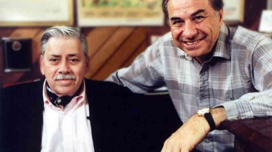 Robert Sherman (left) and his brother Richard in a documentary of their life and songs, The Boys: The Sherman Brothers' Story.