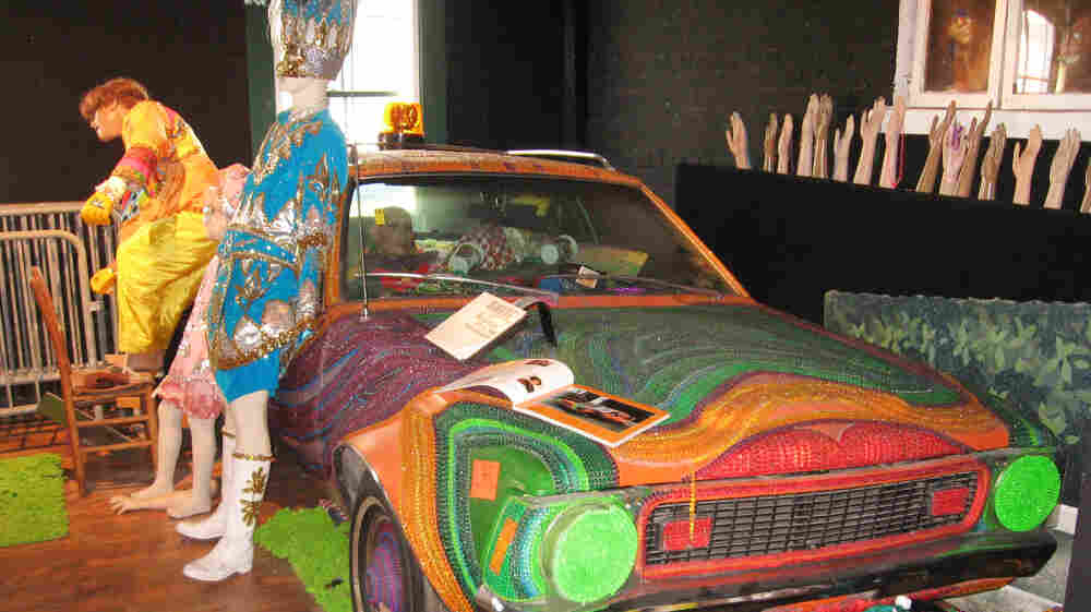 A 1974 Gremlin covered with Mardi Gras beads is part of the auction lot of items from the former Kenner Mardi Gras Museum. The car is expected to draw several bids. A 1974 Gremlin covered with Mardi Gras beads is part of the auction lot of items from the former Kenner Mardi Gras Museum. The car is expected to draw several bids.