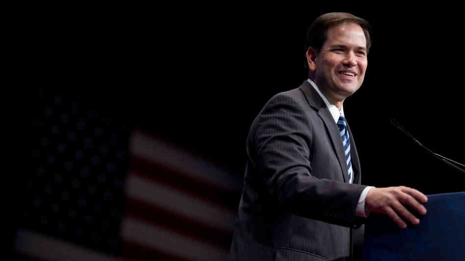 Sen. Marco Rubio of Florida speaks at the Conservative Political Action Conference in Washington last month. The first-term Republican has been mentioned as a possible vice presidential pick. Sen. Marco Rubio of Florida speaks at the Conservative Political Action Conference in Washington last month. The first-term Republican has been mentioned as a possible vice presidential pick.