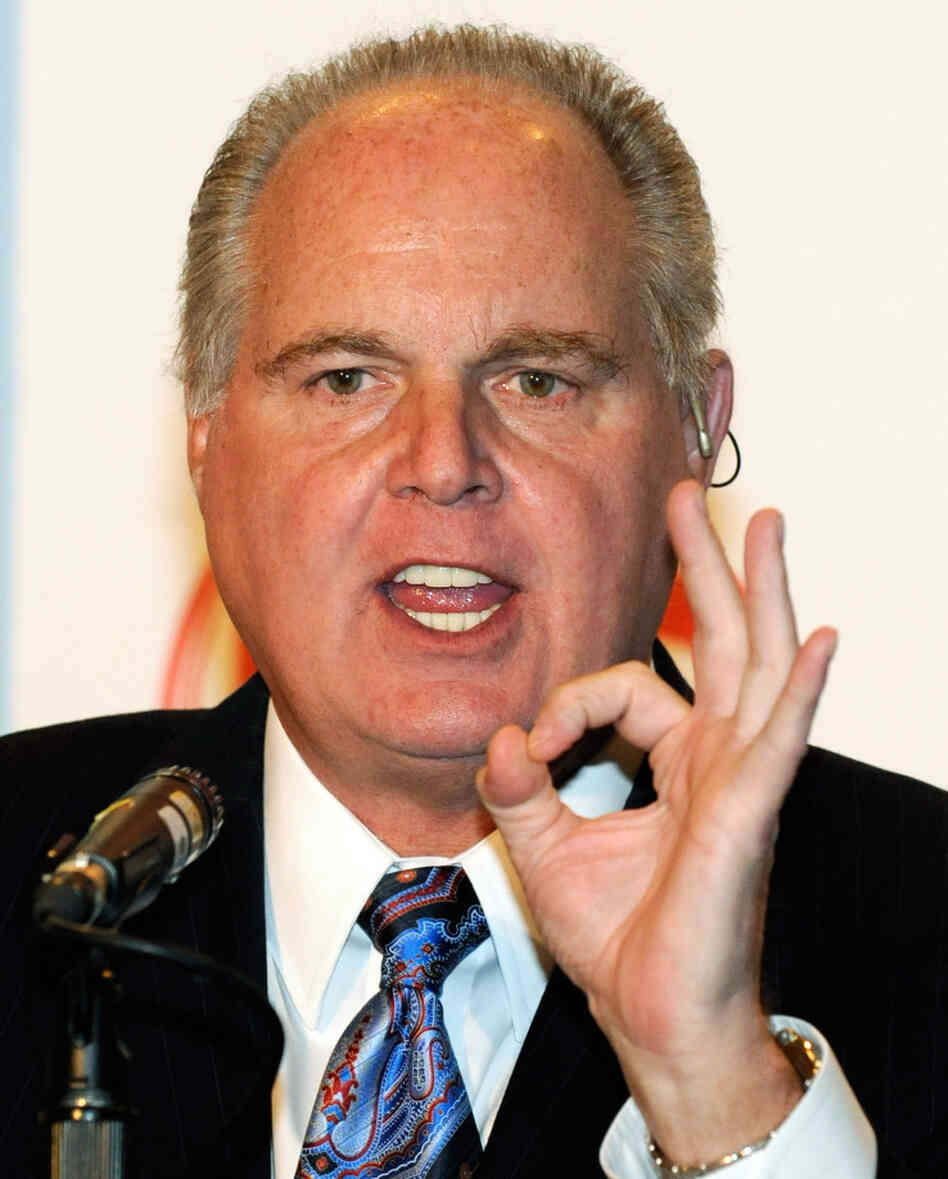 Things are fine, Limbaugh says. (January 2010 file photo.)