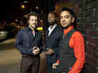 The Vijay Iyer Trio. L-R: Stephan Crump, Marcus Gilmore, Iyer.