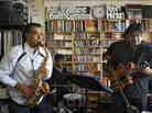 Rudesh Mahanthappa performs with his band at a Tiny Desk Concert on Feb. 1, 2012.