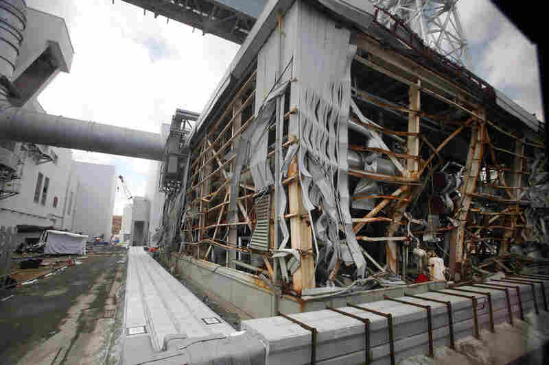 The 45-foot tsunami wave severely damaged the reactor buildings, flooding underground spaces and disabling backup generators.
