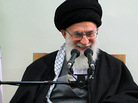 Iran's supreme leader, Ayatollah Ali Khamenei, addresses a meeting in Tehran on Thursday. Khamenei is a staunch defender of Iran's nuclear program. Iran's supreme leader, Ayatollah Ali Khamenei, addresses a meeting in Tehran on Thursday. Khamenei is a staunch defender of Iran's nuclear program.
