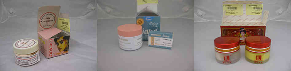 Steer clear of cosmetics like these containing mercury, the Food and Drug Administration warns. Steer clear of cosmetics like these containing mercury, the Food and Drug Administration warns.
