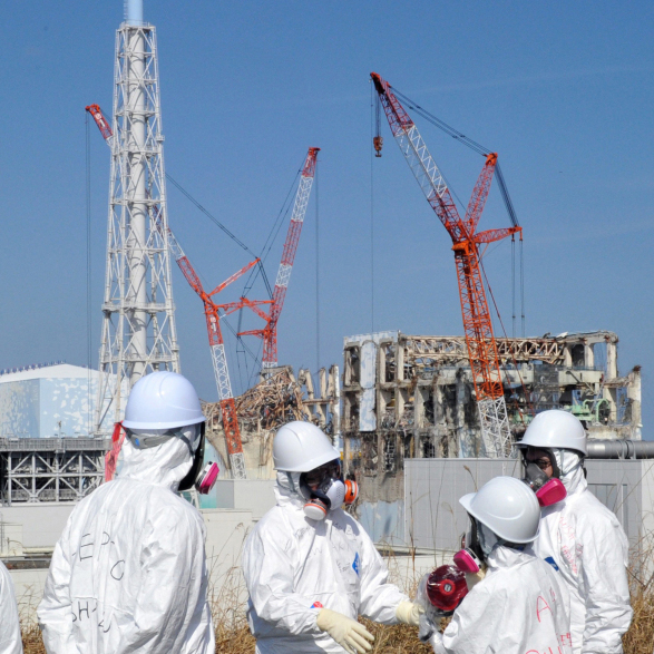 Last year's earthquake and tsunami crippled the Fukushima Dai-ichi nuclear power station. Foreign journalists saw cleanup and recovery work in process on Feb. 28.