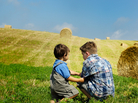 Most farm injuries come when children are playing or visiting, not working. Most farm injuries come when children are playing or visiting, not working.