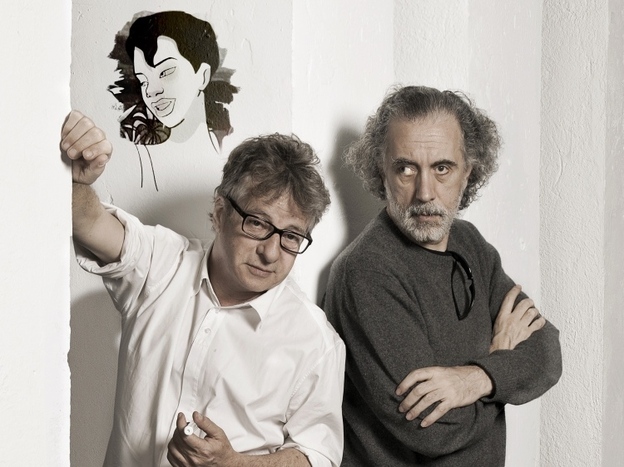 Javier Mariscal (left) and Fernando Trueba directed Chico & Rita along with Tono Errando. 