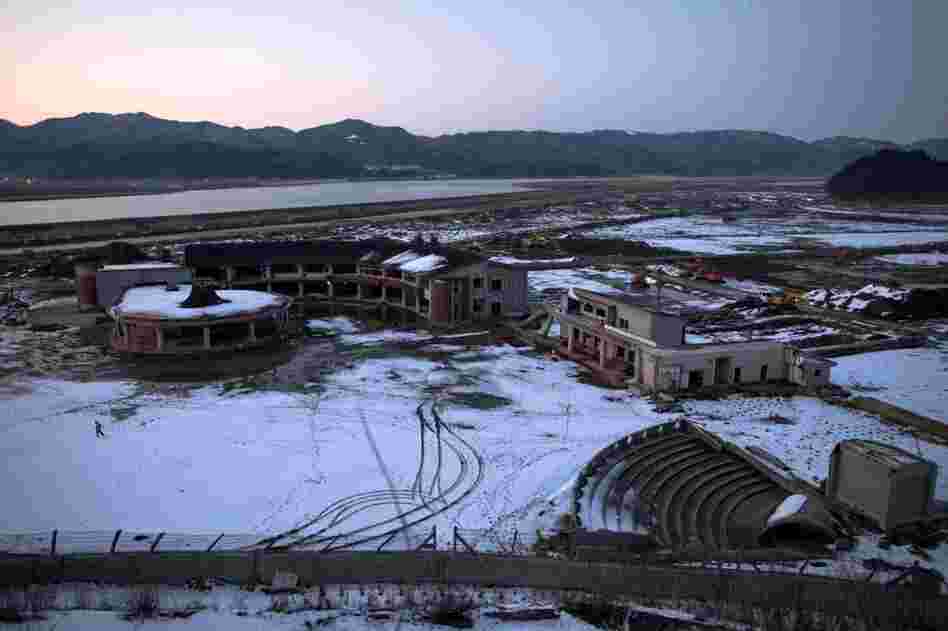 Out of 108 students at Okawa Elementary School, 74 are dead and four remain missing; 10 of the school's 13 teachers were also killed.