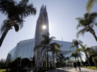 The Crystal Cathedral in Garden Grove, Calif. Crystal Cathedral Ministries filed for bankruptcy two years ago; last year the building was bought by the Catholic Diocese in Orange County. The Crystal Cathedral in Garden Grove, Calif. Crystal Cathedral Ministries filed for bankruptcy two years ago; last year the building was bought by the Catholic Diocese in Orange County.