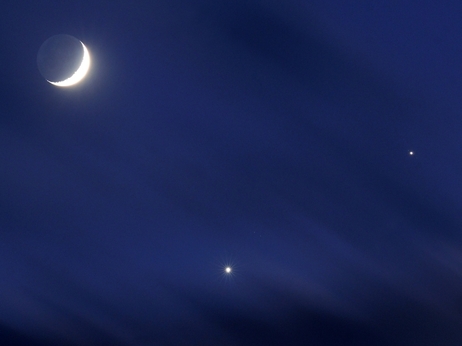 Venus-Jupiter conjunctions are fairly special events, occurring roughly every 13 months. Venus-Jupiter conjunctions are fairly special events, occurring roughly every 13 months.