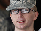 Army Pfc. Bradley Manning, left, is escorted from a courthouse in Fort Meade, Md. Army Pfc. Bradley Manning, left, is escorted from a courthouse in Fort Meade, Md.